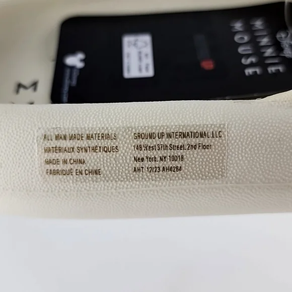 Disney Women's Minnie Mouse Sandals Slides Foam Lightweight Cream Size 9 - Picture 7 of 9